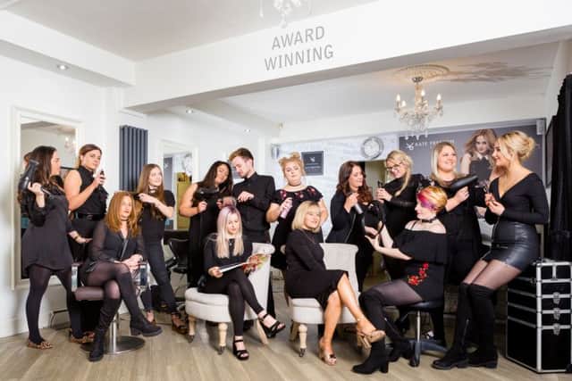 Portraits of staff at Kate Preston Hair Salon in Fareham 
Photograph by Christopher Ison Â©
07544044177
