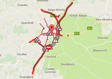 Graphic: AA Roadwatch