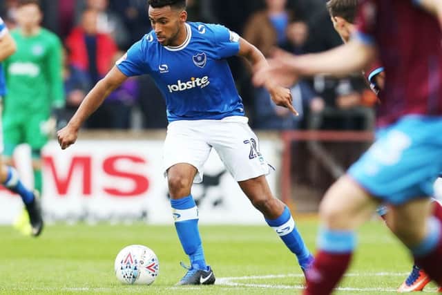 Pompey defender Nathan Thompson