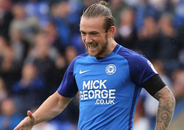 Jack Marriott scored a late winner for Peterborough against Wigan Picture: Joe Dent