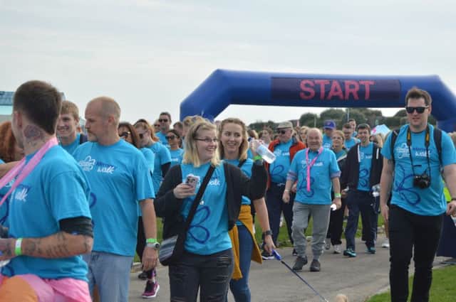 Thousands of people turned up for Portsmouth's Memory Walk, in support of Alzheimer's Society. Picture: David George
