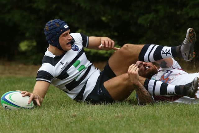 Scott Morris scored a key try for Havant