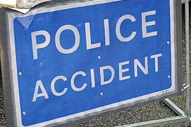 A crash has blocked a lane of the M27