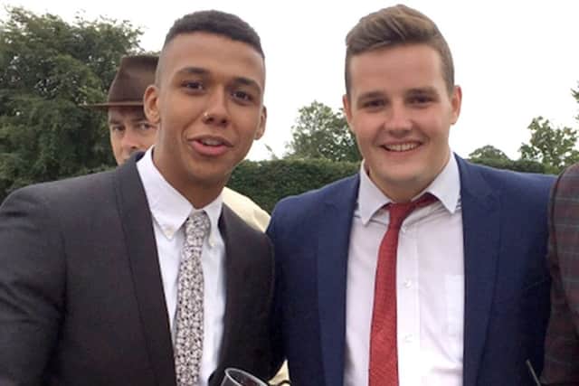 Fundraisers Kayode Balogun and Tom Shirley