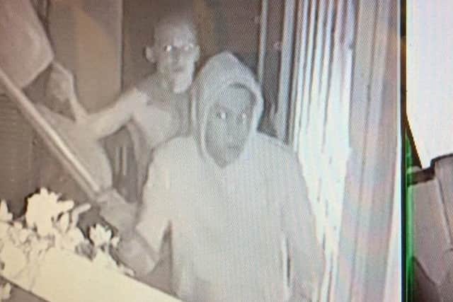 A CCTV image of vandals who broke in to Southsea Model Village