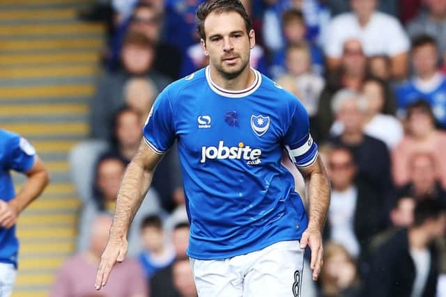 Pompey captain Brett Pitman Picture: Joe Pepler