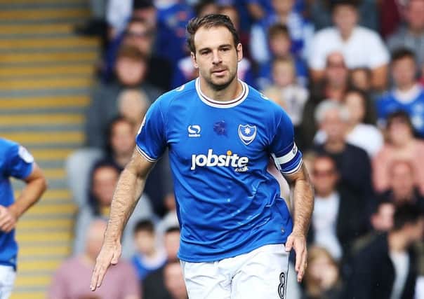 Pompey captain Brett Pitman Picture: Joe Pepler