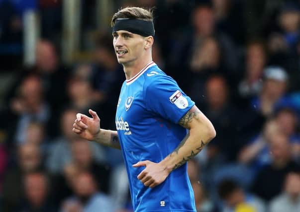 Oli Hawkins picked up head injuries in his first two Pompey appearances  Picture: Joe Pepler