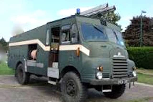 No radio, one ladder and not good on sharp corners but a saviour, a Green Goddess