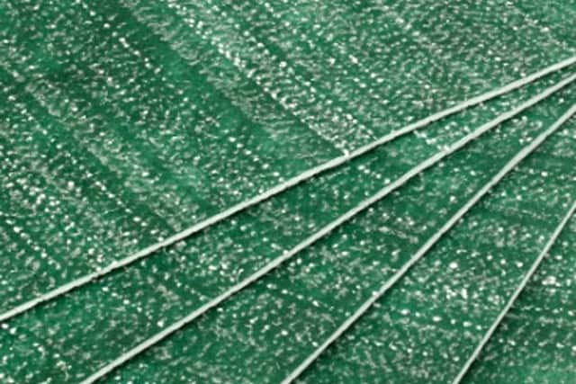 Capillary matting for watering plants.