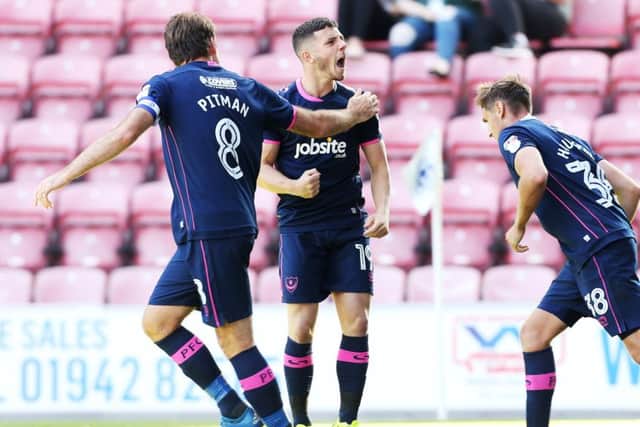 Pompey striker Conor Chaplin Picture: Joe Pepler