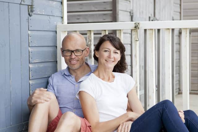 Simon and Helen Pattinson, founders of Montezumas, the premium chocolate company                 Picture Julie Toms