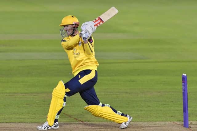 George Bailey struck 55 for Hampshire in their first innings at Warwickshire. Picture: Neil Marshall