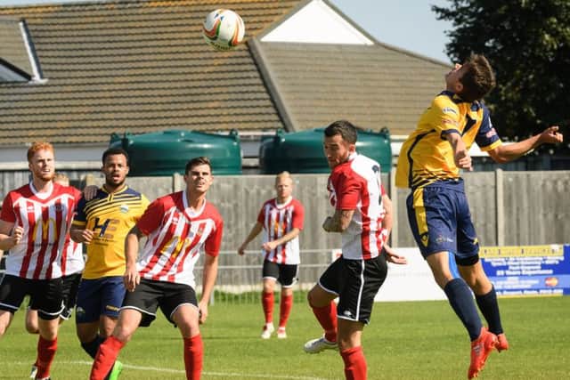 Gosport Borough picked up a point at Kings Langley. Picture: Keith Woodland