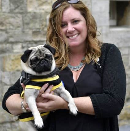 Devida Bushrod, the organiser of the pop-up pug pub      Picture: Neil Marshall (171159-14)