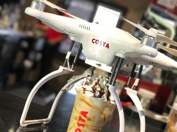 Costa has unveiled a delivery drone