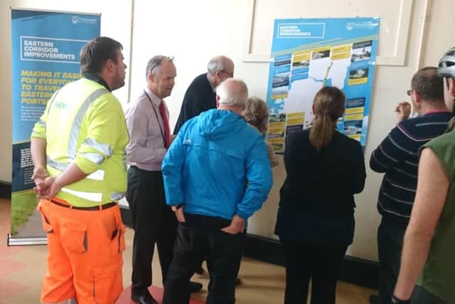 Residents take a look at plans for improvements to Eastern Road