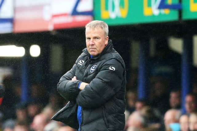 Pompey boss Kenny Jackett. Picture: Joe Pepler