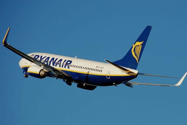 A Ryanair plane. Picture: Wiki Commons (labelled for reuse)