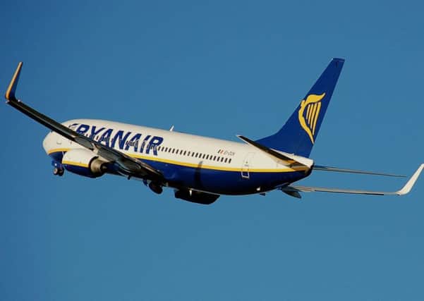 A Ryanair plane. Picture: Wiki Commons (labelled for reuse)