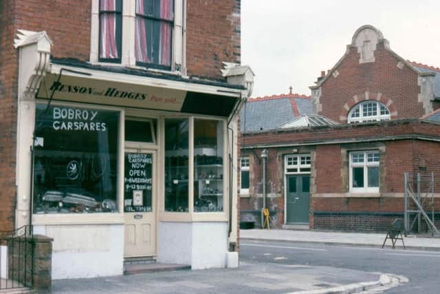 BOBROY car spares in a former tobacconist. Anyone know anything about the business?    Picture: John Rich