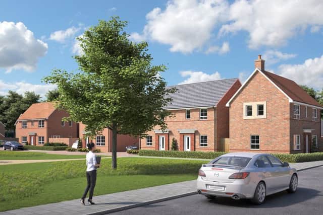 An image from Barratt Homes of how the Sinah Lane development could look