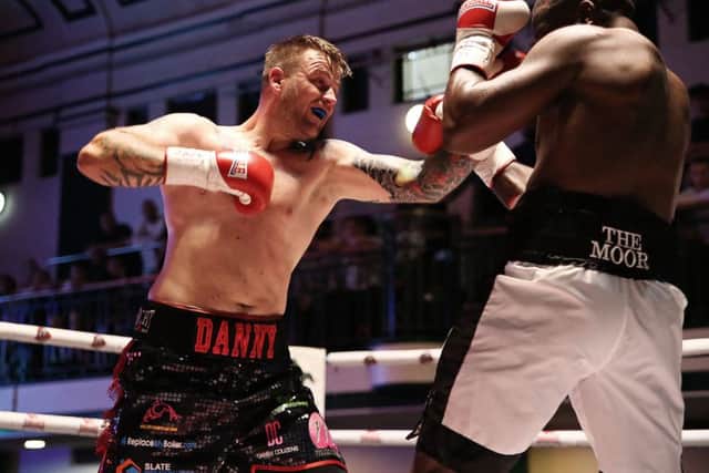 Danny Couzens, left Picture: Butterfly Boxing
