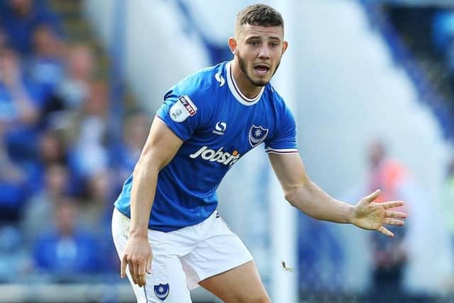 Pompey striker Conor Chaplin Picture: Joe Pepler
