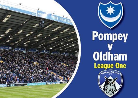Pompey hosts Oldham in League One today