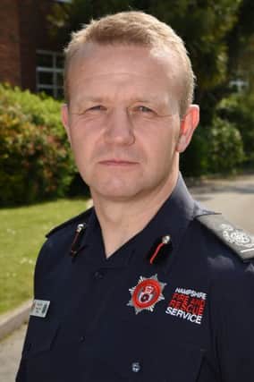 Neil Odin, the new chief of Hampshire Fire and Rescue Service (HFRS) and Isle of Wight Fire and Rescue Service (IWFRS) as of January 1, 2018. Picture: Jan Brayley