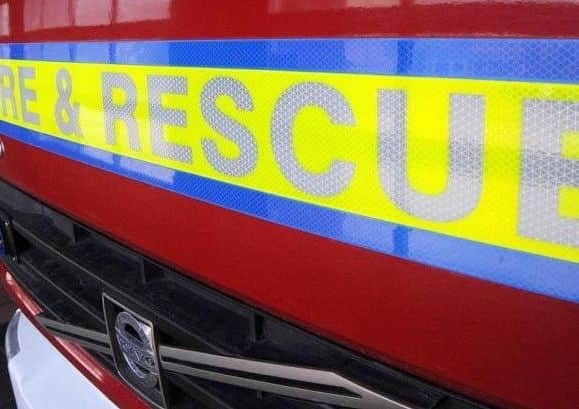 A fire crew was called into action earlier this evening