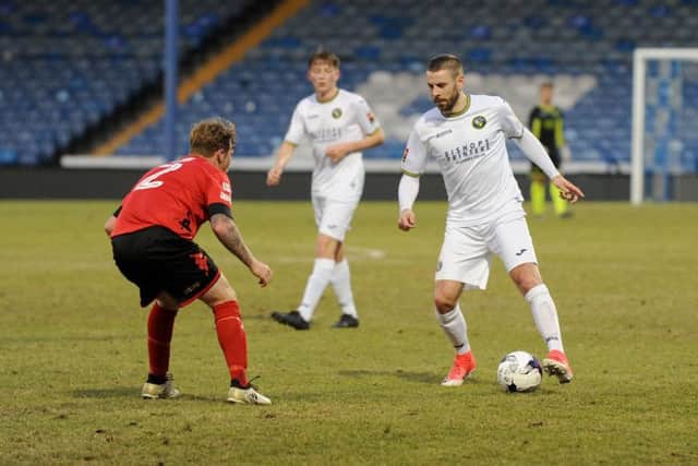 Rory Williams scored the Hawks' opening goal in theor 4-0 win. Picure: Sarah Standing