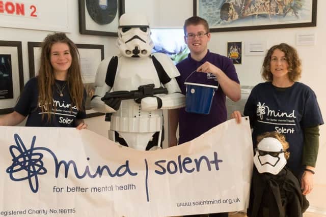 The exhibition was set up with the help of Solent Mind and Hampshire Cultural Trust. Picture: Keith Woodland PPP-170930-203456006