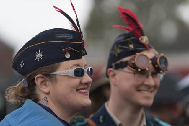 Some of the visitors to the Steampunk festival. Picture Credit: Keith Woodland PPP-170930-203125006