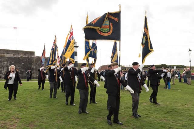 The Spirit of Normandy Trust's annual reunion for Normandy veterans on Castle Field, Southsea