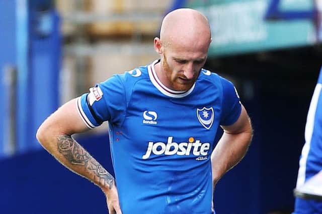 Pompey defender Drew Talbot Picture: Joe Pepler