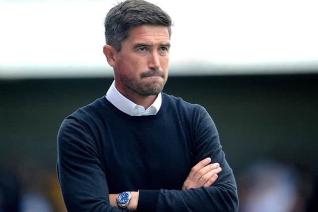 Crawley Town head coach Harry Kewell. Picture by Steve Robards