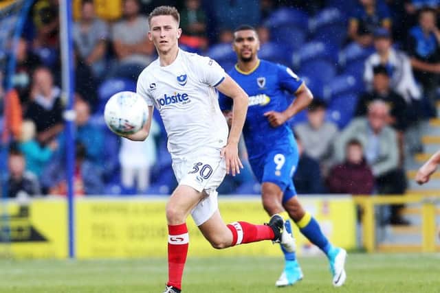 Pompey midfielder Adam May