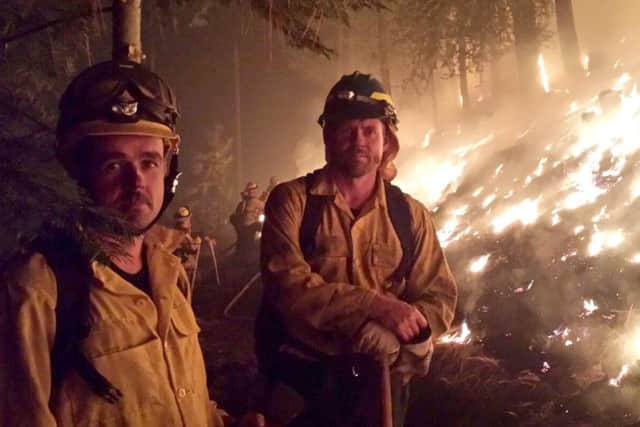 Hampshire firefighters in Oregon