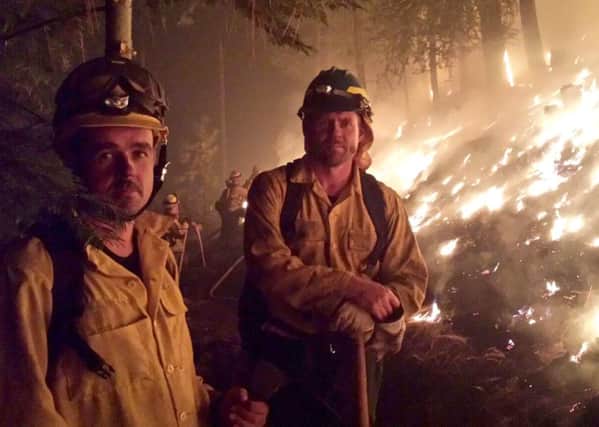 Hampshire firefighters in Oregon