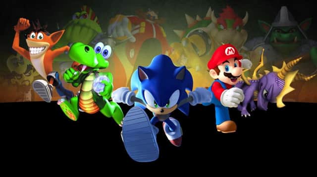 Video game mascots through the ages