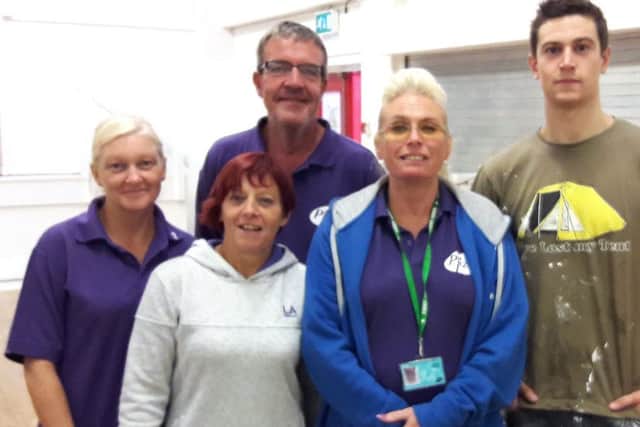 Volunteers from Pfizer, together with volunteers from the Positive Pathways project