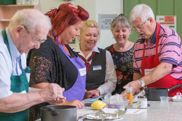 One of the Chop, Cook, Chat classes