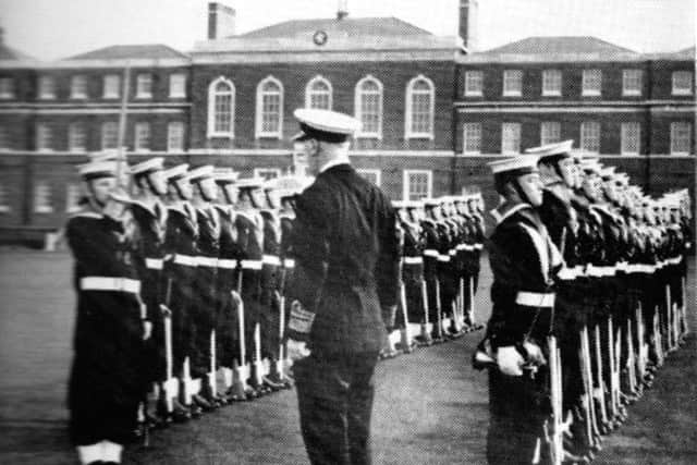 Ceremonial Guard, HMS St Vincent 1964. None of these boys would have been older than 16.