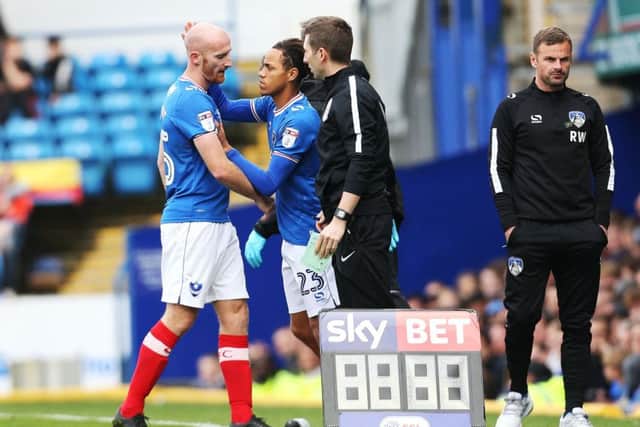 Drew Talbot was subjected to boos before his substitution on Saturday. Picture: Joe Pepler