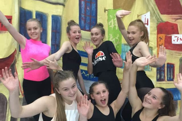 Some of the youngsters at the Aladdin auditions