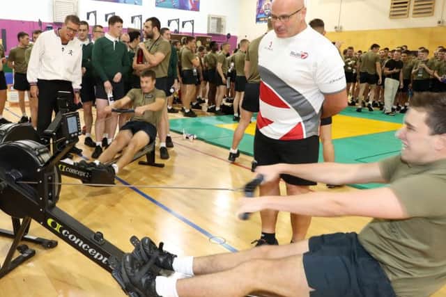 ETME Dunlop with lieutenant Stu Moss instructing