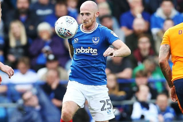 Pompey defender Drew Talbot Picture: Joe Pepler