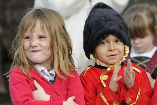 Children at at Newtown C of E Primary School in Gosport dress up as their favourite nursery rhyme characters          (171220-10)
