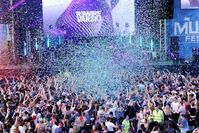 Revellers at Mutiny Festival. Picture by Paul Windsor